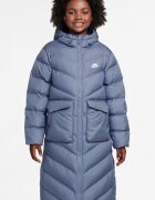 Nike Дълго капитонирано зимно яке с джобове Лавандула