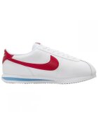 Nike Дамски маратонки Cortez - еко кожа - бял/червен