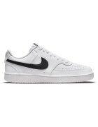 Nike Дамски спортни обувки - Court Vision Low Next Nature - синтетика - бяло/черно
