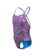 Nike Дамски цял бански Charms Multi Print Lace Up Back One Piece Размер Розово/Син