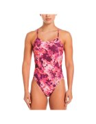 Nike Дамски цял бански Multi Print Cutout One Piece - Розово