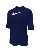 Nike Детска плувна тениска Hydroguard тъмносиня