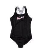 Nike Детски бански Logo Tape Crossback Черен