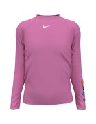 Nike Детско горнище за плуване с UV защита UPF 40+ Charms Long Sleeve Hydroguard Розово