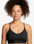 Nike Фитнес бюстие Indy с Dri-FIT с леко ниво на поддръжка Черен