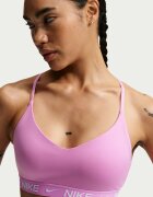 Nike Фитнес бюстие Indy с Dri-FIT с леко ниво на поддръжка Пастелнорозов