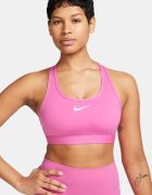 Nike Фитнес бюстие Swoosh с Dri Fit Бял/Розово