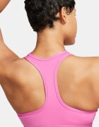 Nike Фитнес бюстие Swoosh с Dri Fit Бял/Розово