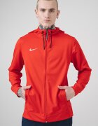 Nike Фитнес худи с лого Червен/Бял