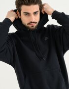 Nike Фитнес худи с ръкави реглан Черен