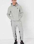 Nike Фитнес худи с ръкави реглан Сив меланж