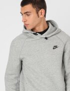 Nike Фитнес худи с ръкави реглан Сив меланж