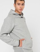 Nike Фитнес худи с ръкави реглан Сив меланж