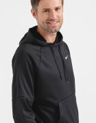 Nike Фитнес худи Therma с ръкави реглан Черен