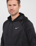Nike Фитнес худи Therma с ръкави реглан Черен