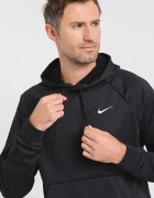 Nike Фитнес худи Therma с ръкави реглан Черен