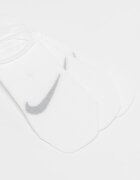 Nike Фитнес изрязани фитнес чорапи Everyday Plus - 3 чифта Бял