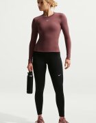 Nike Фитнес клин с висока талия Черен/Избеляло черно