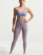 Nike Фитнес клин с висока талия - Прашен люляк