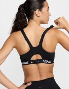Nike Фитнес сутиен Indy с Dri-FIT с висока степен на поддръжка Черен/Избеляло черно