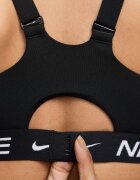 Nike Фитнес сутиен Indy с Dri-FIT с висока степен на поддръжка Черен/Избеляло черно