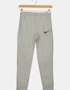 Nike Футболен панталон с джобове и лого Сив