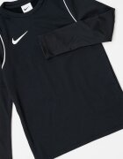 Nike Футболна блуза Dri Fit с лого Бял/Черен