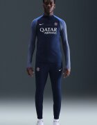 Nike Футболна блуза Paris Saint-Germain с Dri-FIT Бял/Прашно синьо/Тъмносин