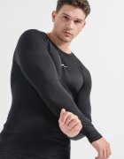 Nike Футболна блуза с Dri-FIT по тялото Черен
