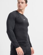 Nike Футболна блуза с Dri-FIT по тялото Черен
