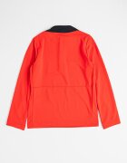 Nike Футболна блуза с Dri Fit с къс цип Червен/Бял