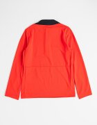 Nike Футболна блуза с Dri Fit с къс цип Червен/Бял