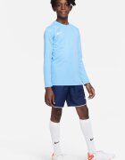 Nike Футболна блуза с лого и Dri Fit Пастелносин