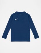 Nike Футболна блуза с лого и Dri Fit Тъмносин