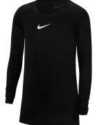 Nike Футболна блуза с цепки за палците Бял/Черен
