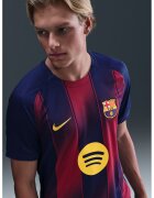 Nike Футболна тениска FCB Dri-FIT - Червен/Тъмносин