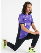 Nike Футболна тениска с лого - Бял/Черен/Аметист
