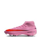 Nike Футболни обувки Mercurial Superfly 10 Academy с бутони - Аленочервен/Розово
