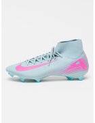 Nike Футболни обувки Mercurial Superfly 10 Academy с бутони - Неоново розово/Аквамарин син