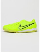 Nike Футболни обувки Tiempo Legend 10 Academy IC от еко кожа и текстил - Неоново зелено