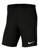 Nike Футболни шорти Park III с Dri-FIT Бял/Черен