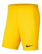 Nike Футболни шорти Park III с Dri-FIT Черен/Жълт