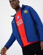 Nike Футболно худи FCB с цип Неоново жълто/Кралско Синьо