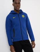 Nike Футболно худи FCB с цип Неоново жълто/Кралско Синьо