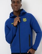 Nike Футболно худи FCB с цип Неоново жълто/Кралско Синьо