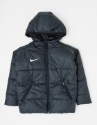 Nike Футболно яке с качулка Черен/Бял