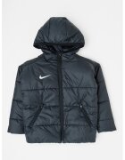 Nike Футболно яке с качулка - Черен/Бял