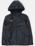 Nike Футболно яке с качулка и лого Черен/Бял