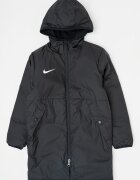 Nike Футболно яке с качулка и лого Черен/Бял