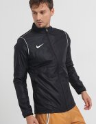 Nike Футболно яке с контрастно лого Бял/Черен